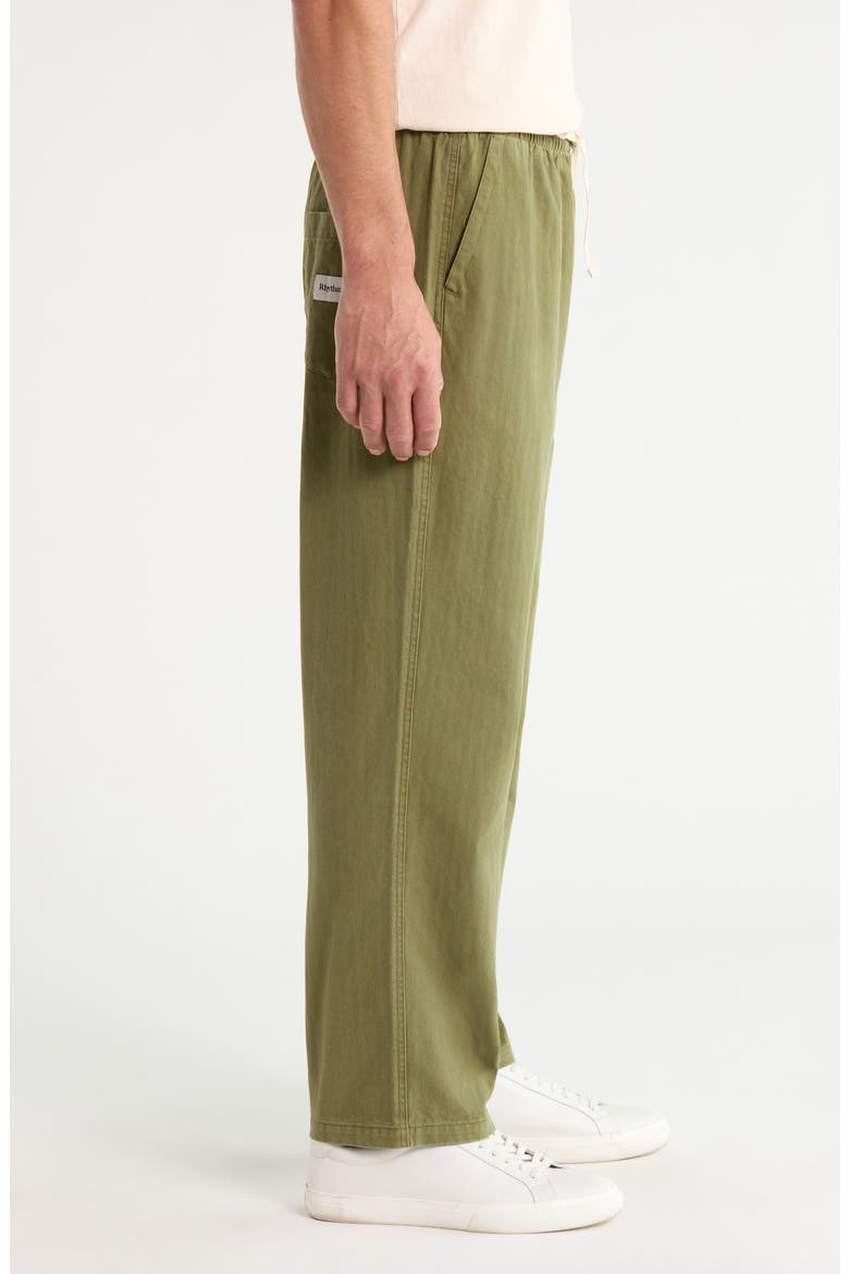 Essential Herringbone Jam Pants, Alternate, color, OLIVE