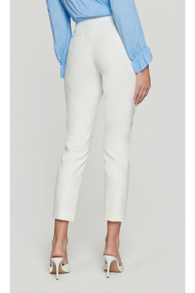 Lonny Crepe Pants, Alternate, color, White