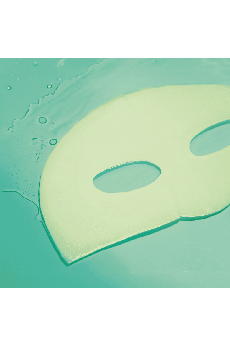 Green Dew Hydrogel Mask, Alternate, color, Green