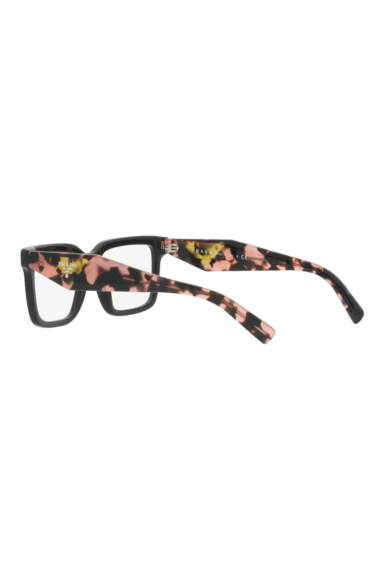 54mm Square Optical Glasses, Alternate, color, BLACK