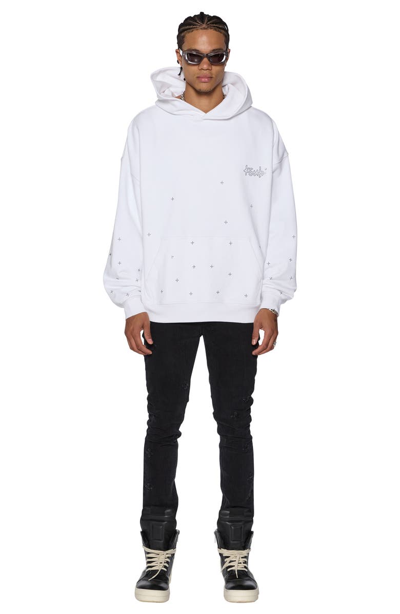 Ksubi Van Winkle Black Marble Kplus Skinny Jeans, Alternate, color, 