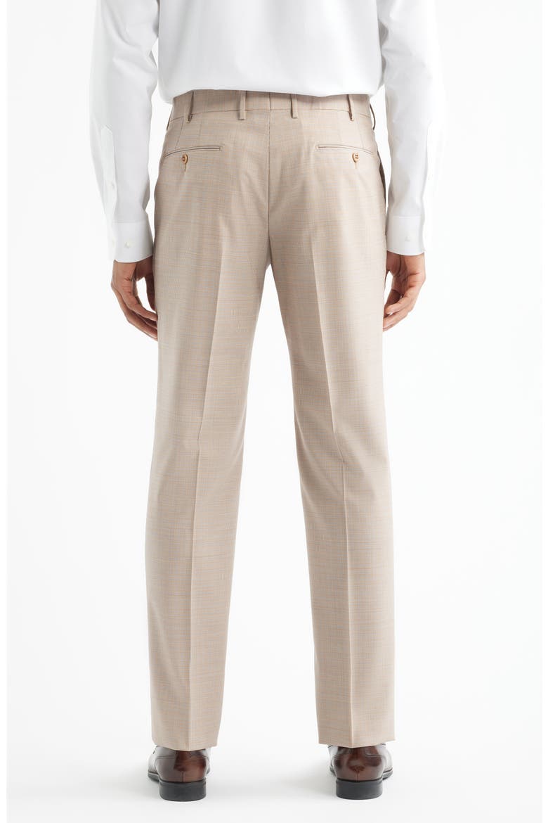 Parker Flat Front Wool Dress Pants, Alternate, color, TAN