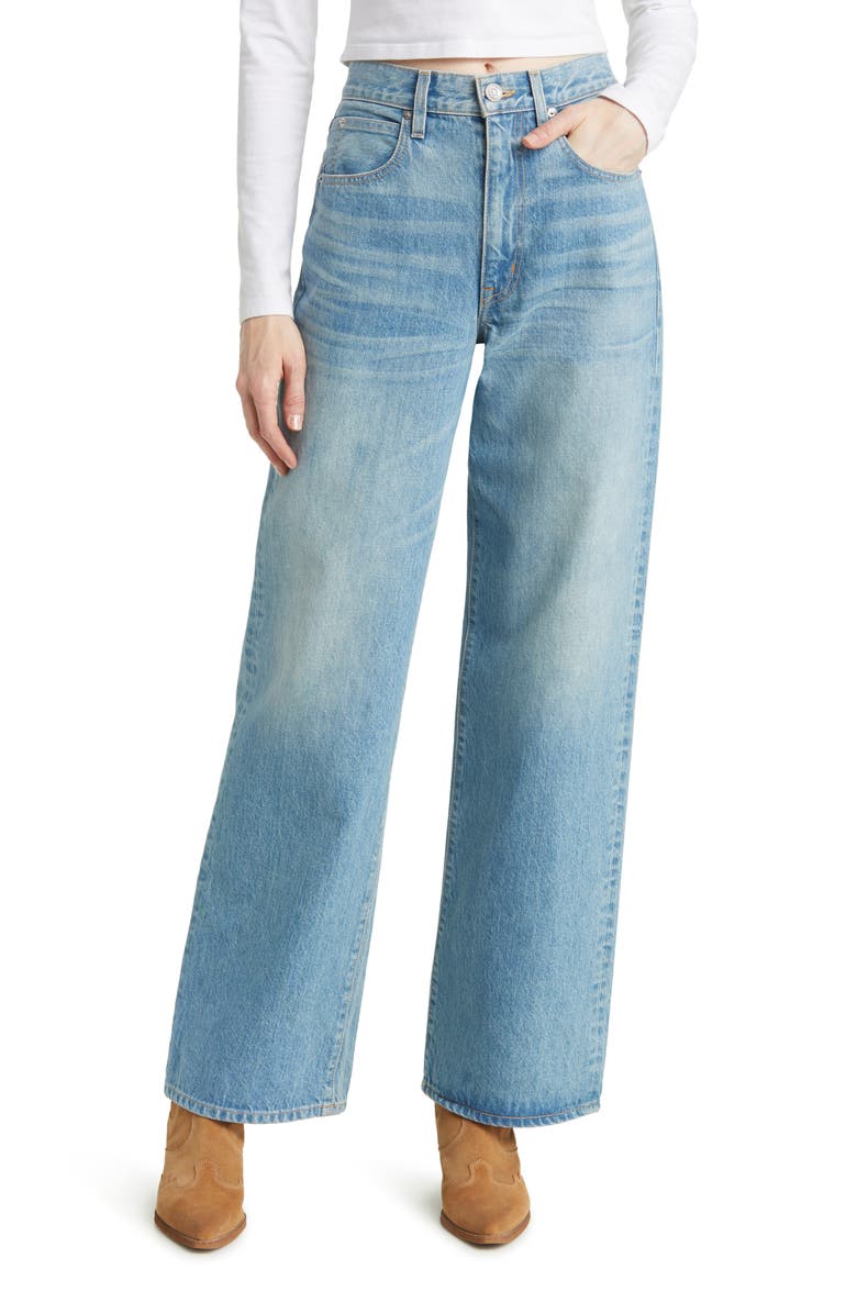 SLVRLAKE Grace Cotton Wide Leg Jeans, Main, color, Sweet Thing