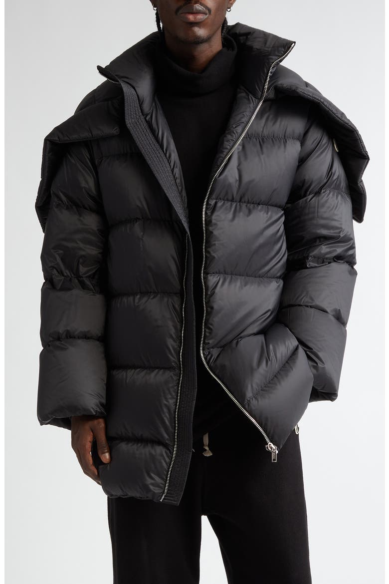 x Rick Owens Cyclopic Long Down Coat (Men) | Nordstrom