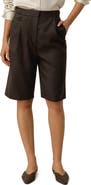 Lilysilk Women's Wool-Silk Bermuda Shorts