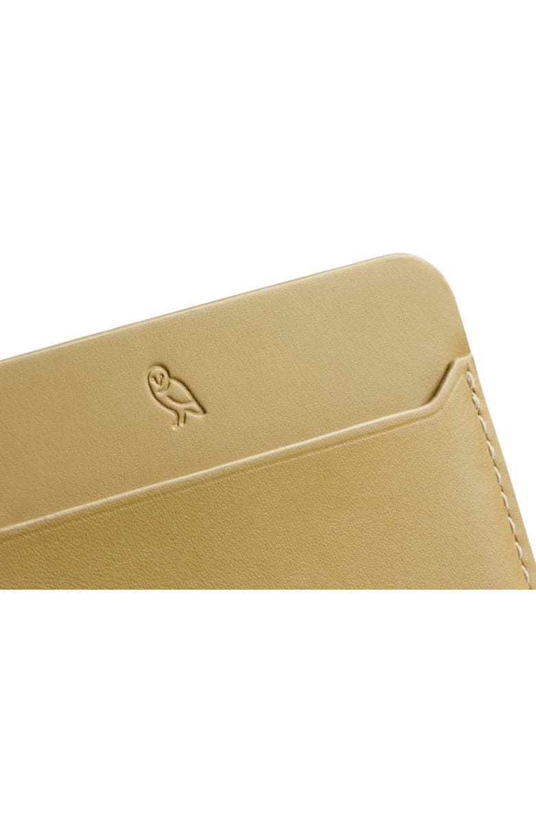 Bellroy Leather RFID Card Case, Alternate, color, Mustard