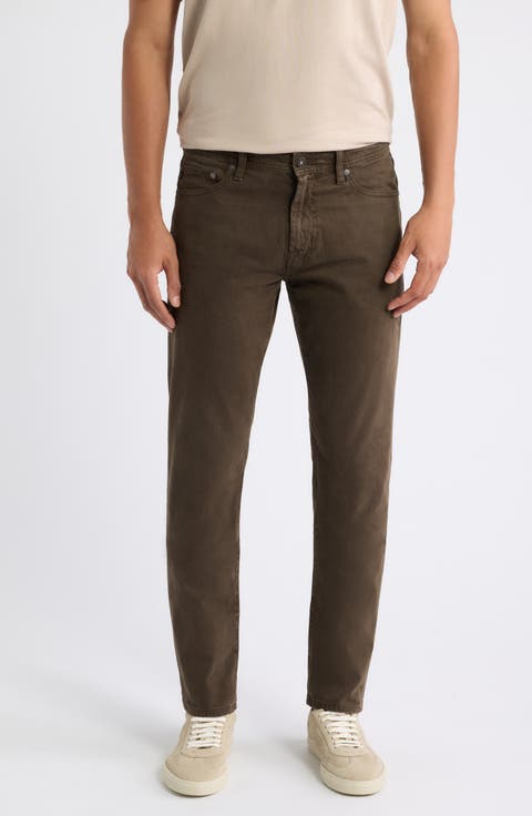 Tellis Sueded Stretch Sateen Slim Leg Pants (Nordstrom Exclusive)