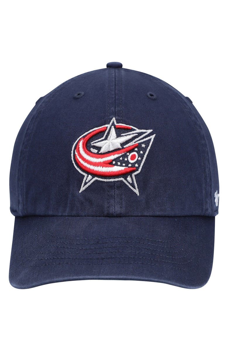 '47 Men's '47 Navy Columbus Blue Jackets Team Franchise Fitted Hat, Alternate, color, Navy