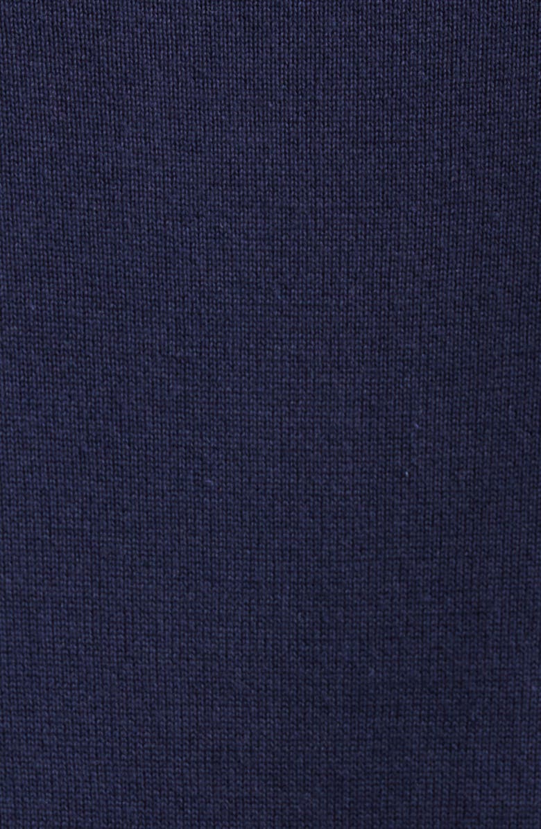 Thom Browne 4-Bar Jersey Stitch Cardigan, Alternate, color, Navy