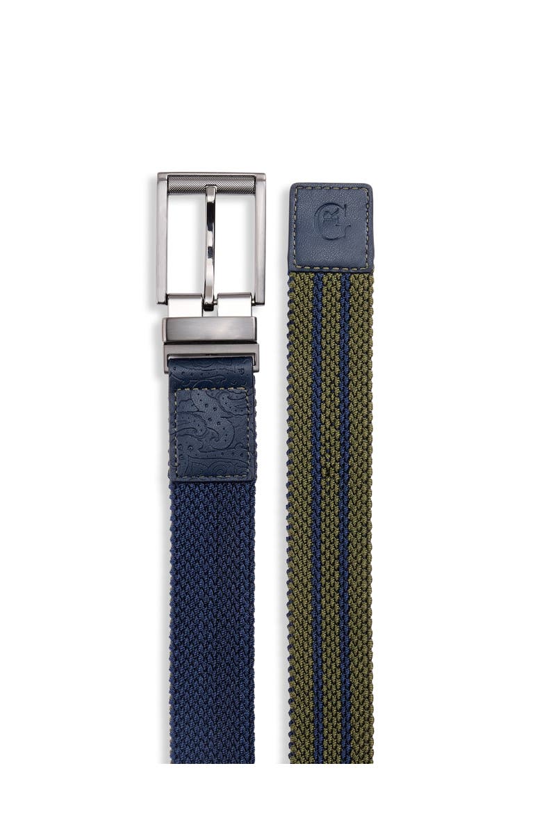 Big & Tall  Elas Reversible Belt, Alternate, color, NAVY OLIVE