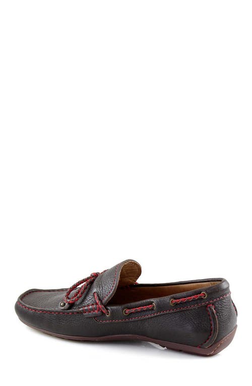 Marc Joseph New York Cypress Hill Leather Braided Tie Bow Driver Loafer In Multi