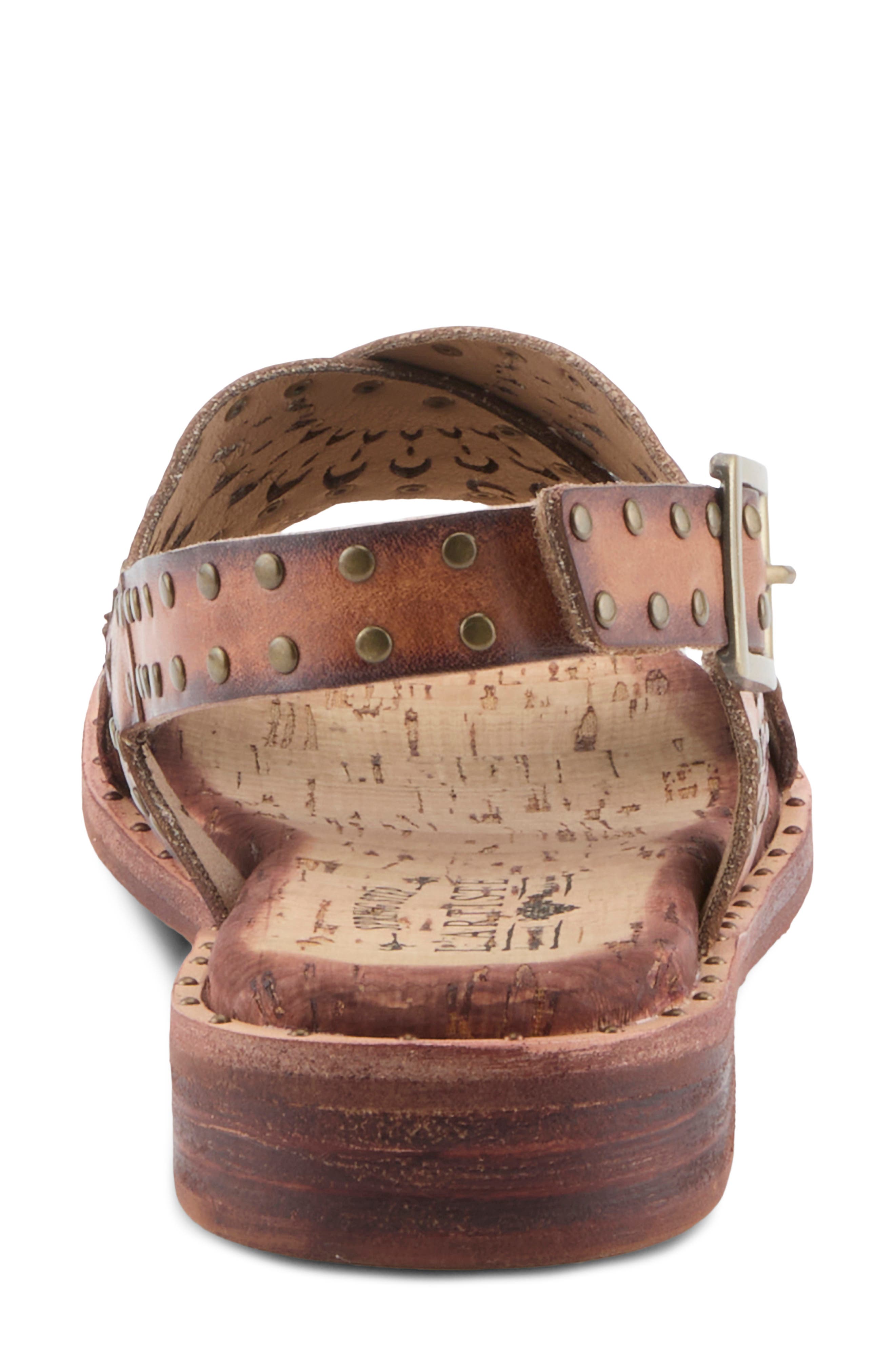 L'Artiste by Spring Step Crossroads Slingback Sandal, Alternate, color, Brown Multi