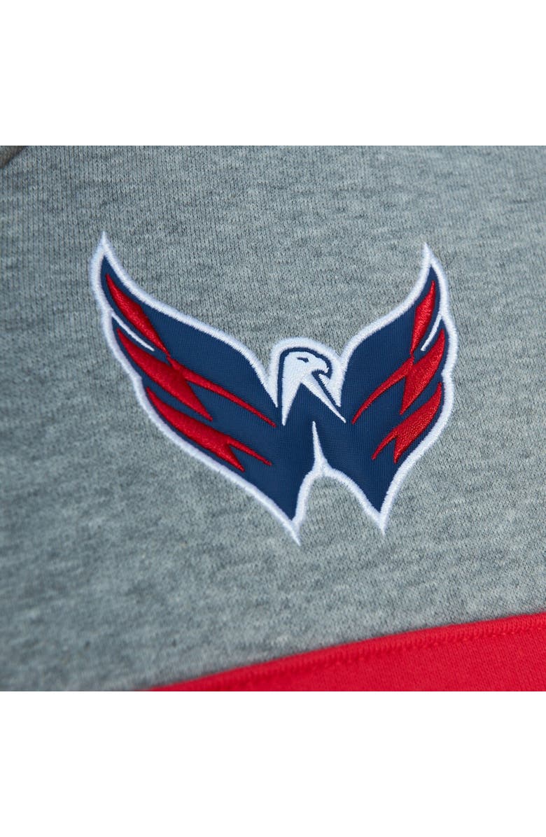 Mitchell & Ness Men's Mitchell & Ness Navy/Gray Washington Capitals Head Coach Pullover Hoodie, Alternate, color, Navy