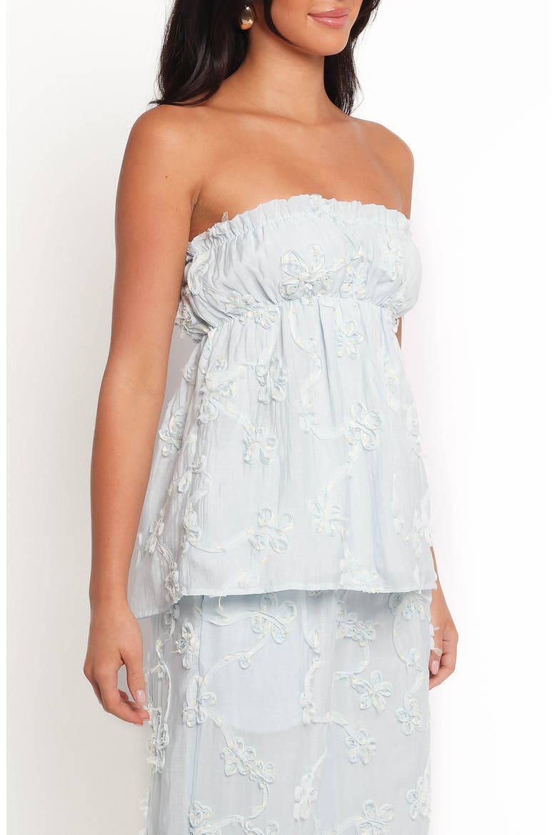 Robin Strapless Top, Alternate, color, PALE BLUE