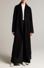 Vince Shawl Collar Wool & Cashmere Long Coat