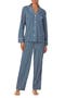 selected Blue Multi Stripe