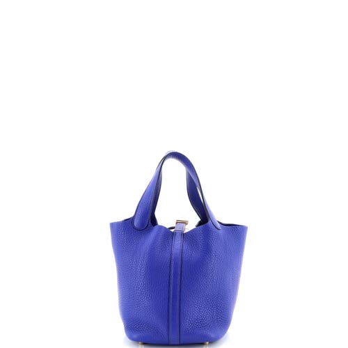 Pre-owned Hermes Hermes Picotin Lock Bag Clemence Pm