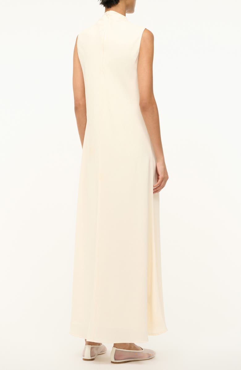 STAUD Araya Sleeveless Mock Neck Dress, Alternate, color, 
