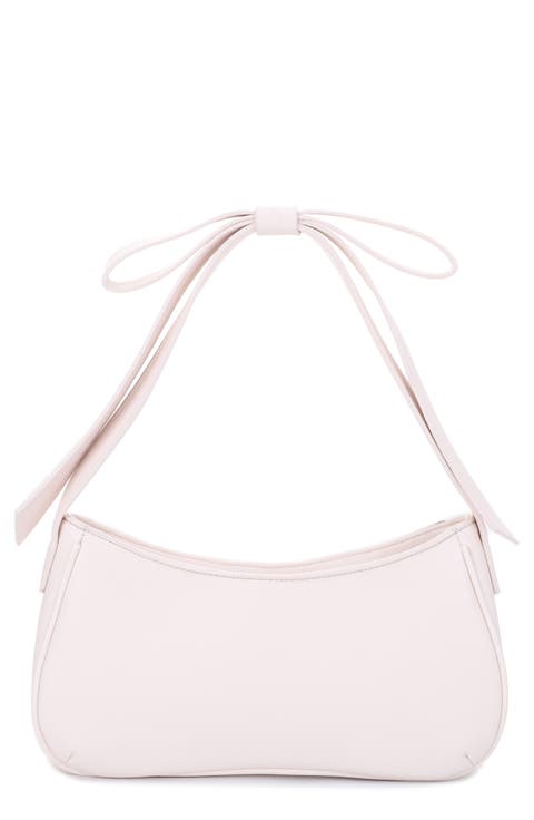 Marissa Bow Recycled Vegan Leather Shoulder Bag