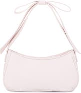 Mali + Lili Marissa Bow Recycled Vegan Leather Shoulder Bag