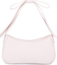 Mali + Lili Marissa Bow Recycled Vegan Leather Shoulder Bag