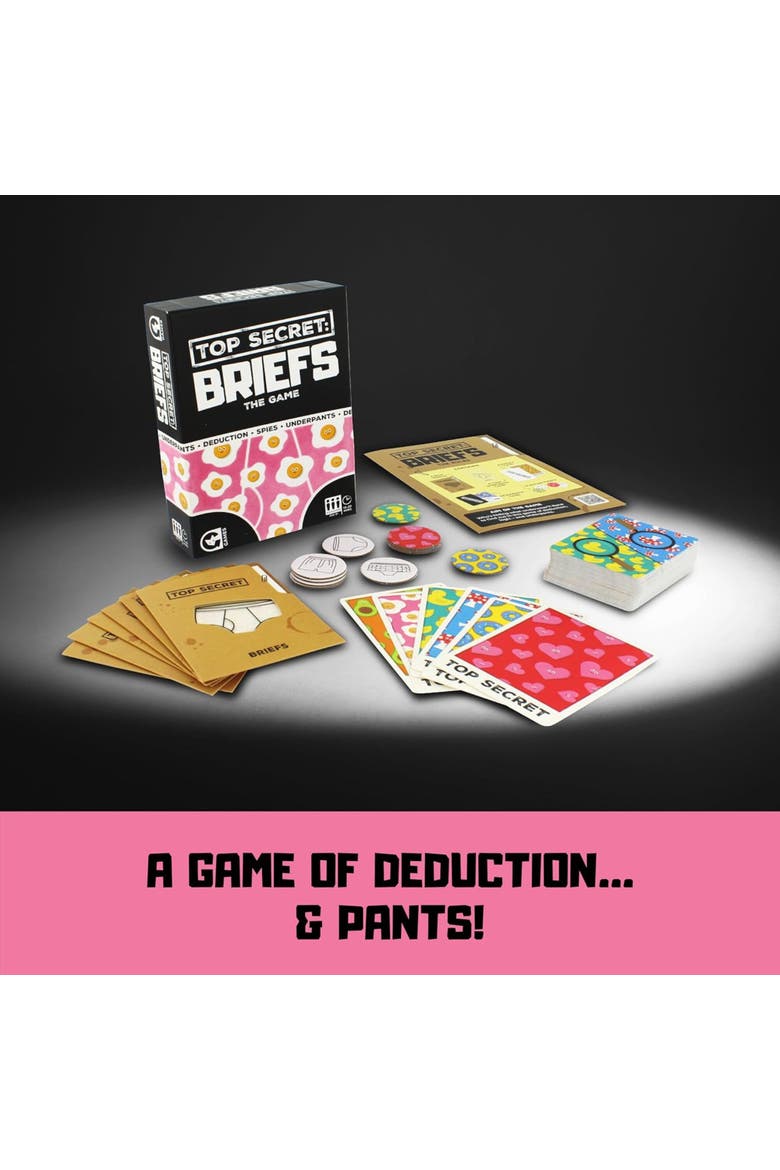 Top Secret Briefs, The Deduction Game Of Undercover Underpants, Alternate, color, Multicolored