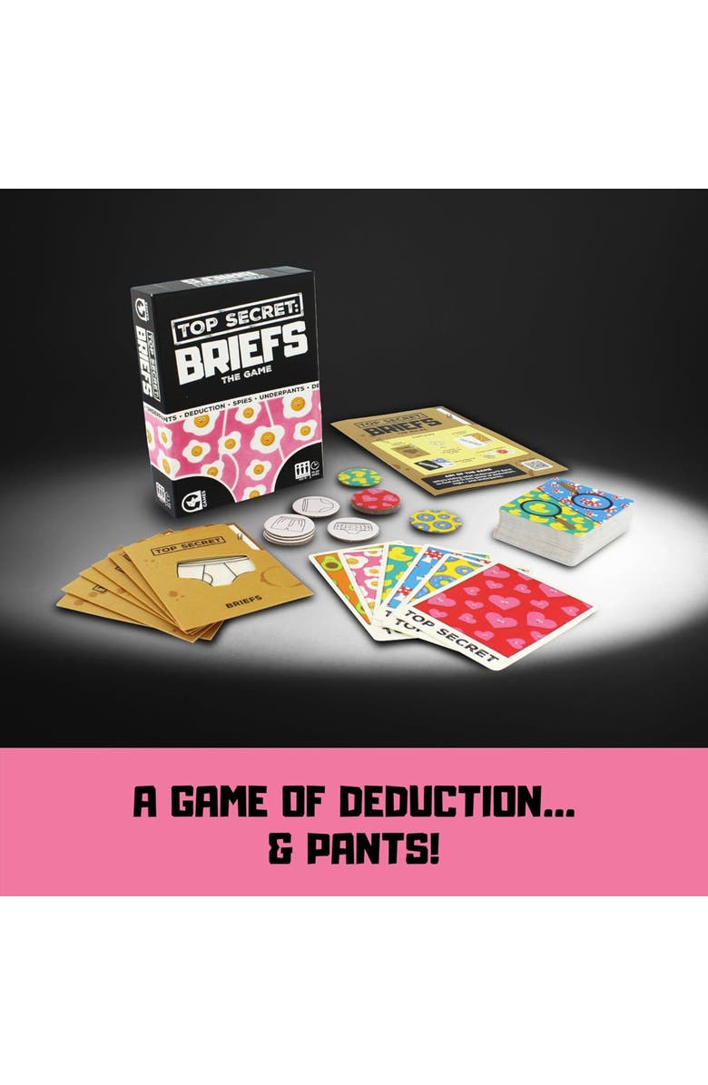 GINGER FOX Top Secret Briefs, The Deduction Game Of Undercover Underpants, Alternate, color, Multicolored