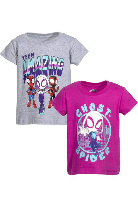 Spidey and His Amazing Friends 2-Pack Short Sleeve T-Shirts