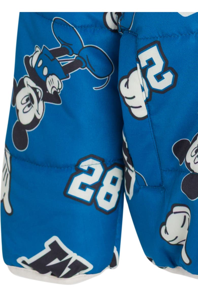 Mickey Mouse Hooded Zip-Up Puffer Coat, Alternate, color, Navy Mickey Mouse