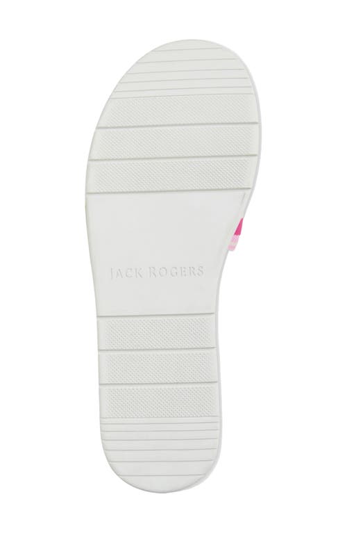Jack Rogers Bayview Slide Sandal In Pink Multi