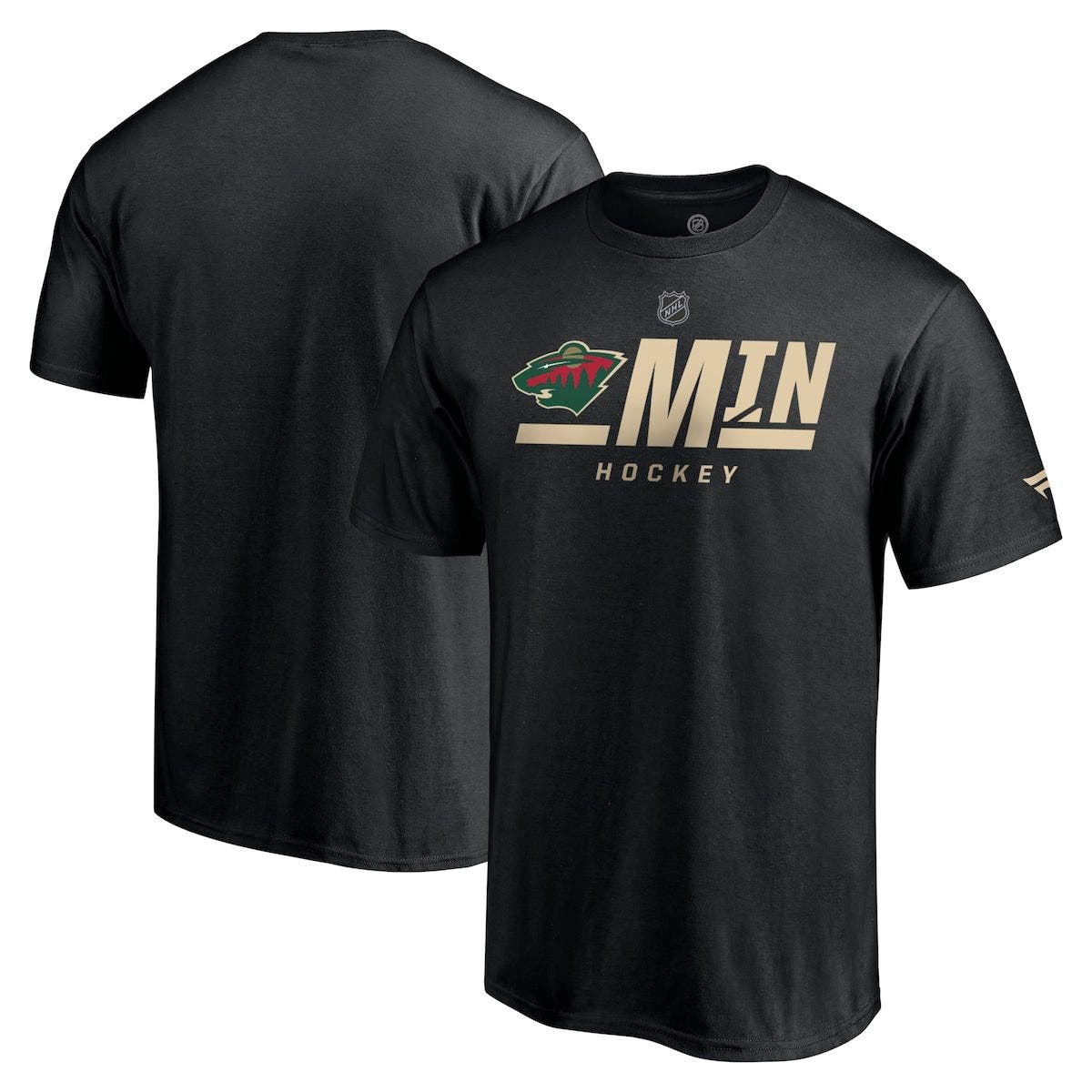 FANATICS Men's Fanatics Branded Black Minnesota Wild Authentic Pro Core ...