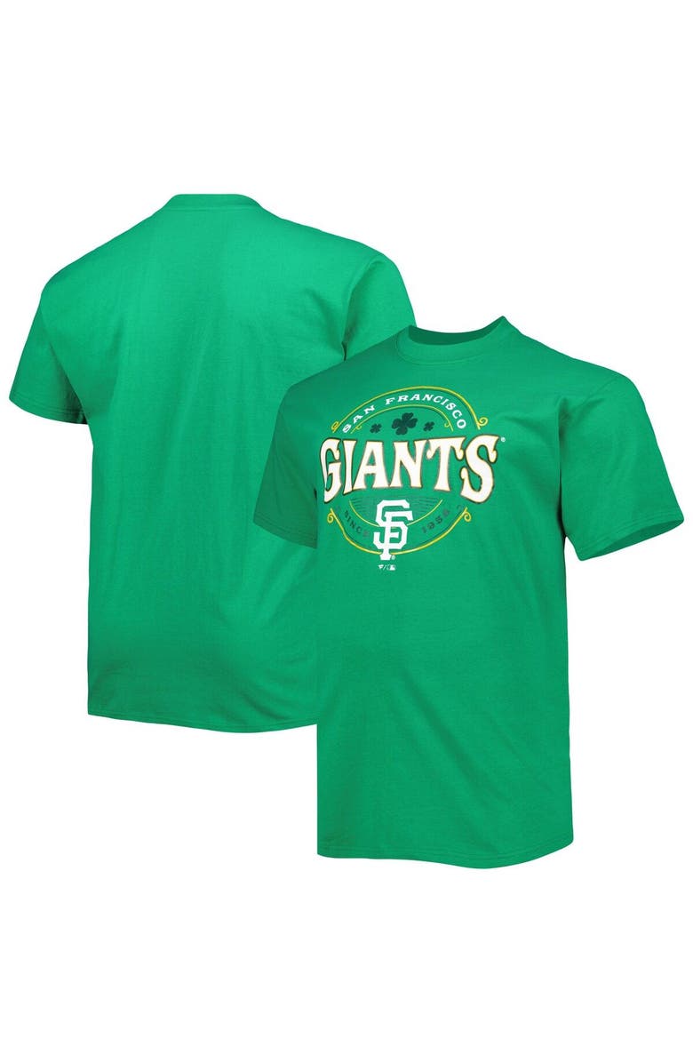 PROFILE Men's Kelly Green San Francisco Giants Big & Tall Celtic T-Shirt, Main, color, Kelly Green