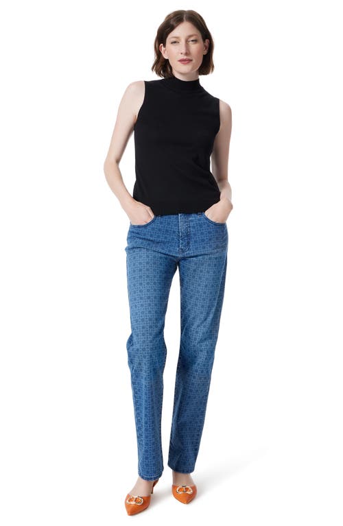 Do By Dee Ocleppo Mock Neck Sleeveless Sweater In Black