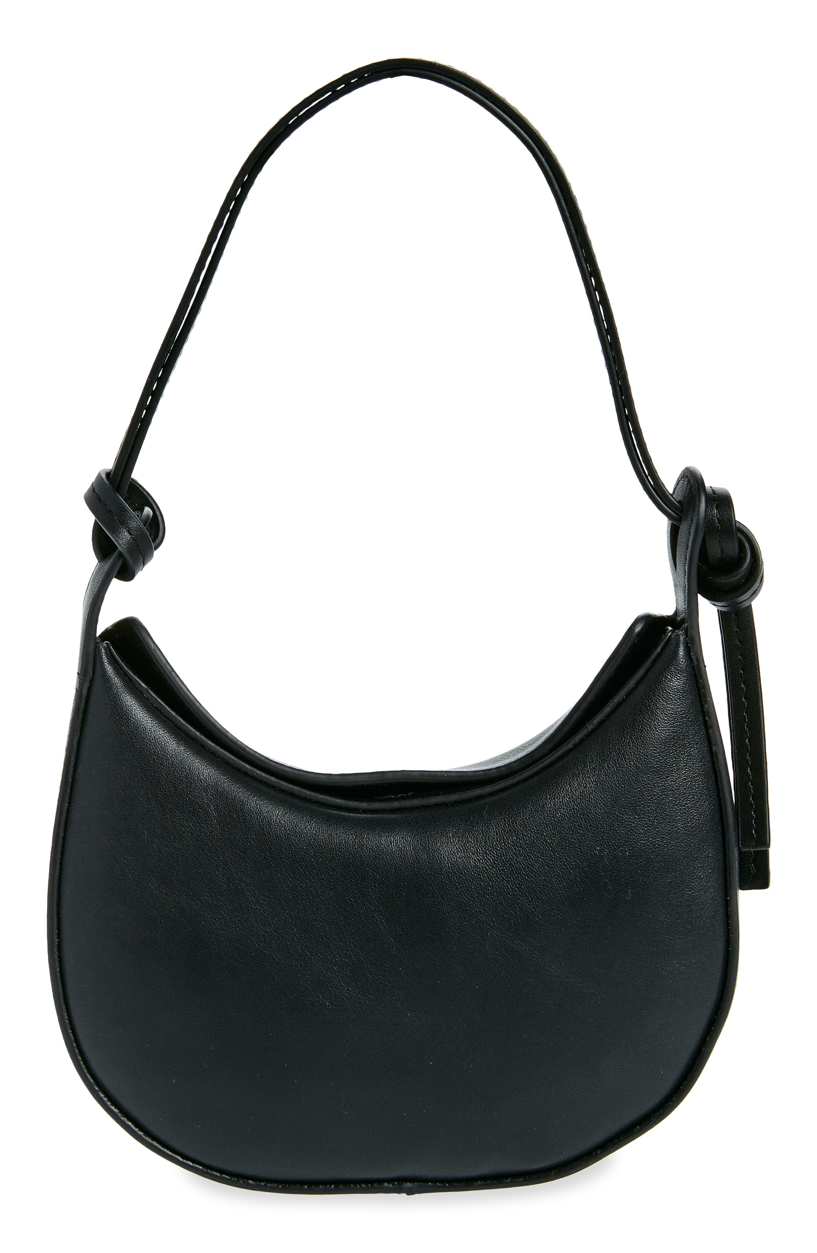 Reformation Mini Rosetta Leather Shoulder Bag, Main, color, 