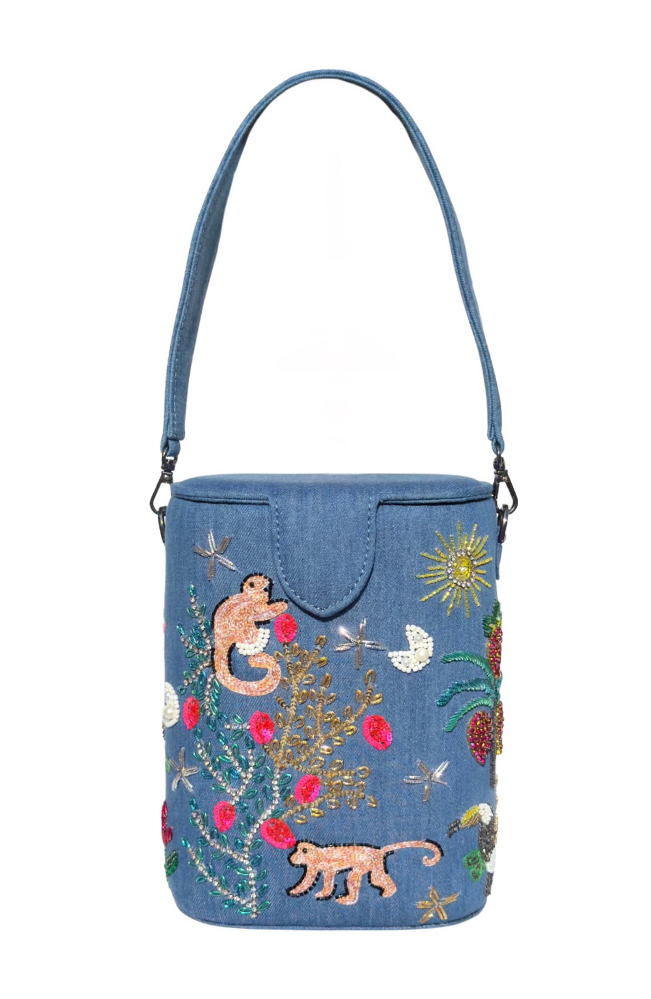 Simitri Palm Paradise Bucket Bag