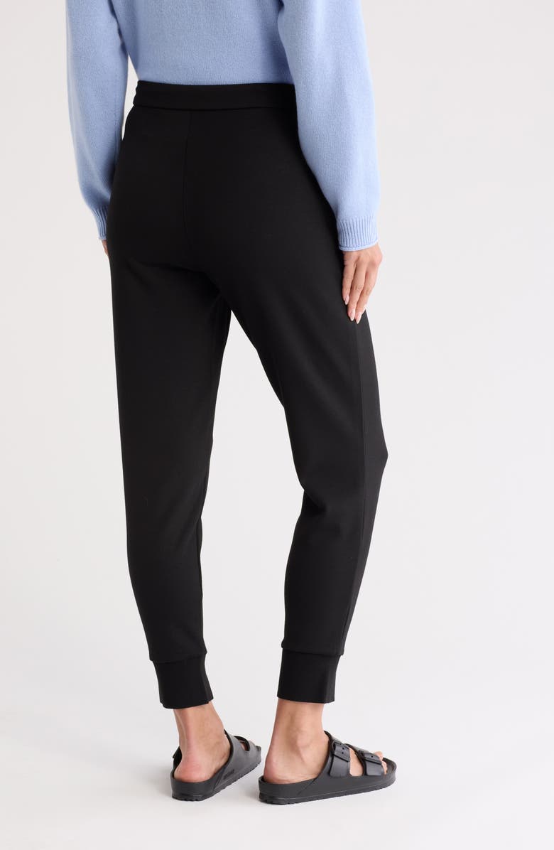 Theory Slouchy Woven Joggers, Alternate, color, Black