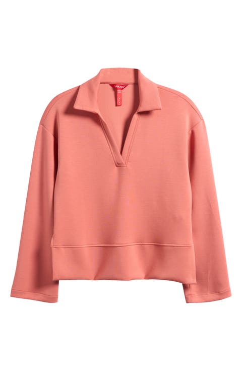 AirEssentials Scuba Knit Polo Top