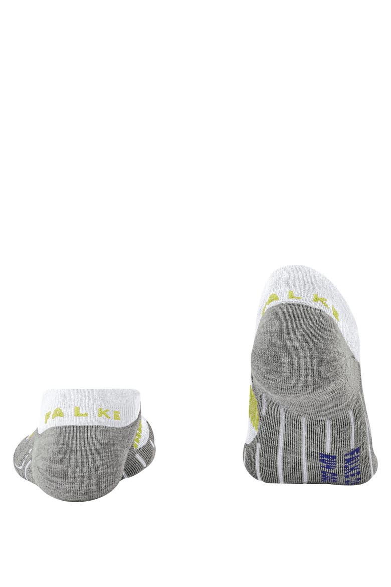 RU4 Endurance Cool Invisible Running Socks, Alternate, color, White