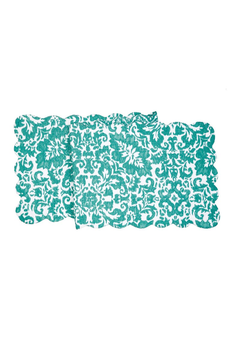 Madison Aqua Table Runner 14" x 51", Main, color, Blue