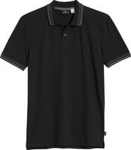 PS Paul Smith Tipped Stretch Cotton Polo