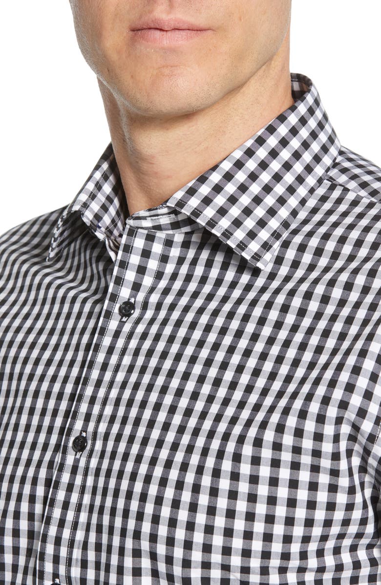 NORDSTROM MEN'S SHOP Tech-Smart Traditional Fit Stretch Check Dress Shirt, Alternate, color,