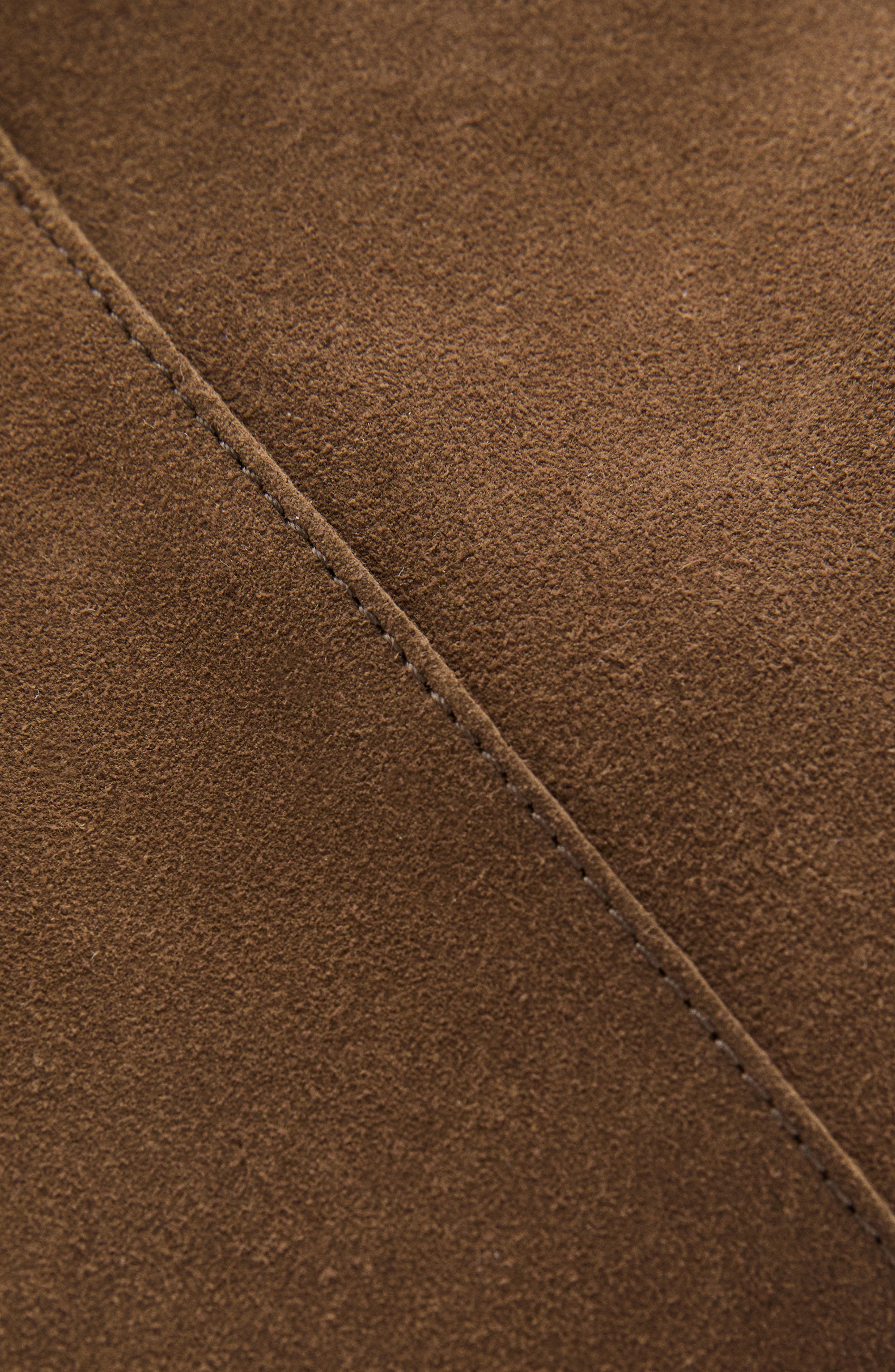 MANGO Suede Shoulder Bag, Alternate, color, 