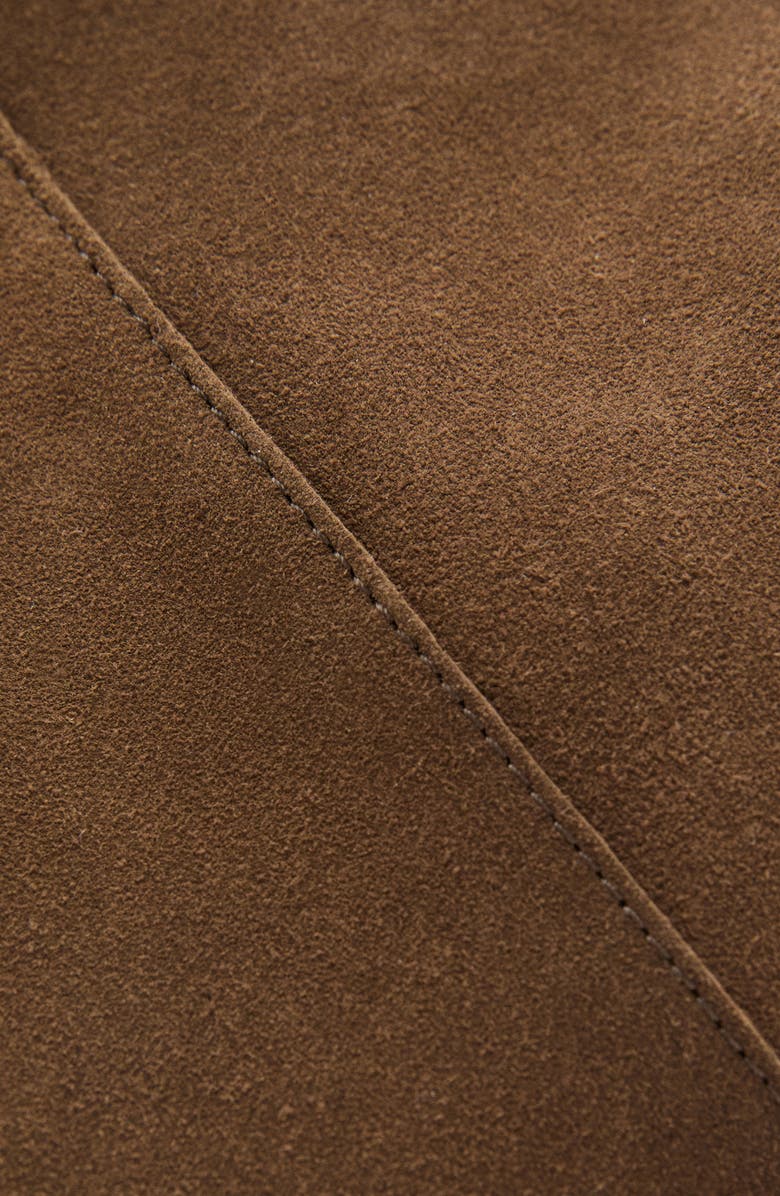 MANGO Suede Shoulder Bag, Alternate, color,