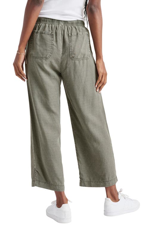 Splendid Angie Crop Wide Leg Pants In Gray