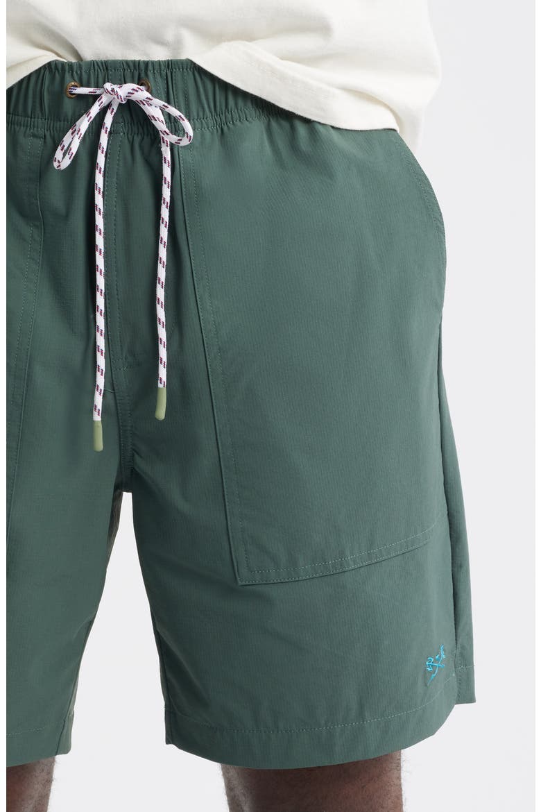 Warwick Stretch Drawstring Shorts, Alternate, color, GREEN
