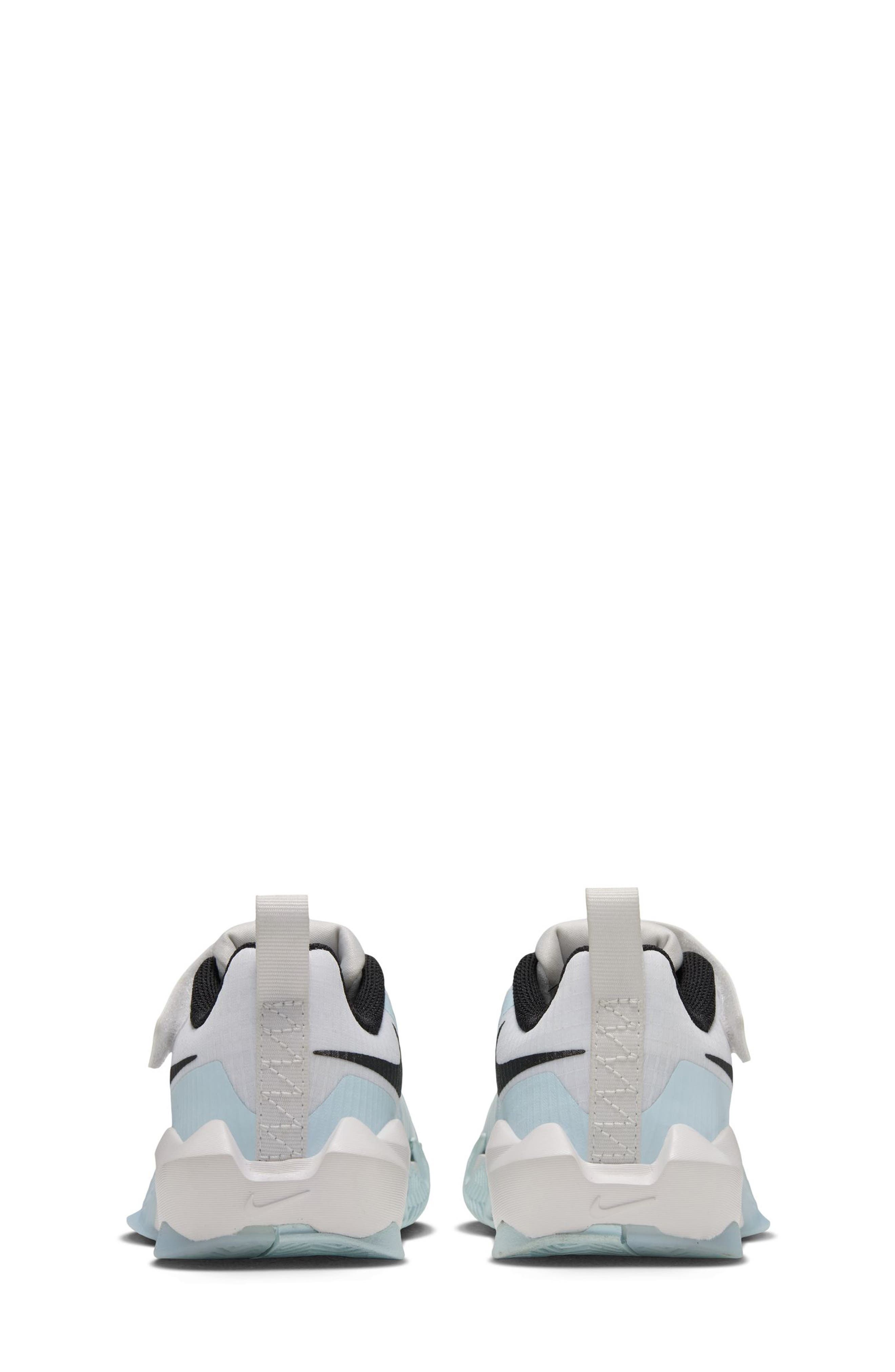 Kids' Nike S.T. Dynamite Basketball Shoe, Alternate, color, PLATINUM/ BLACK/ GLACIER BLUE