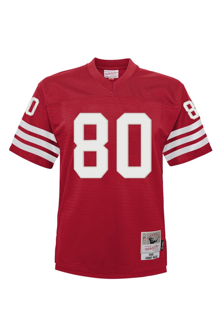 Infant Mitchell & Ness Jerry Rice Scarlet San Francisco 49ers 1990 Retired Legacy Jersey, Alternate, color, Scarlet