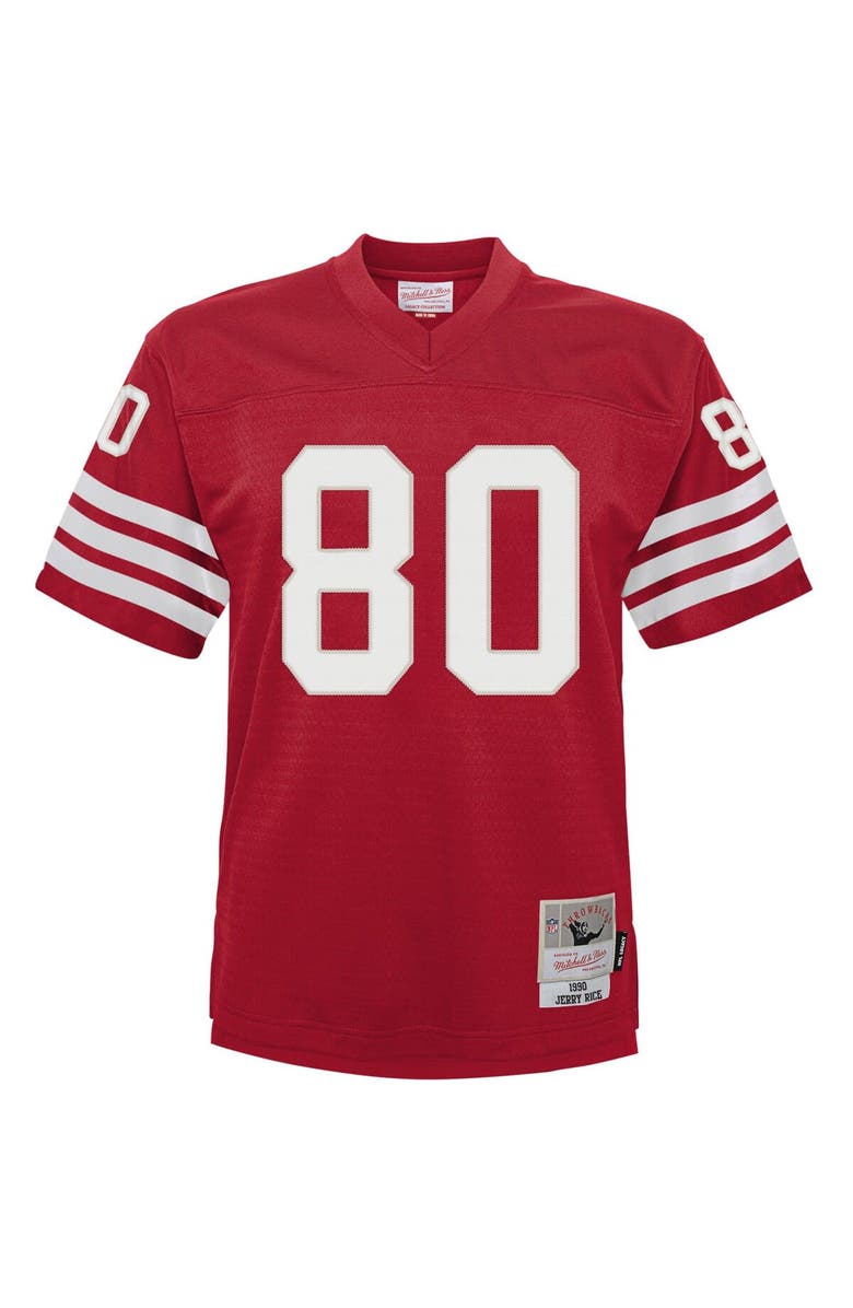 Mitchell & Ness Infant Mitchell & Ness Jerry Rice Scarlet San Francisco 49ers 1990 Retired Legacy Jersey, Alternate, color, Scarlet