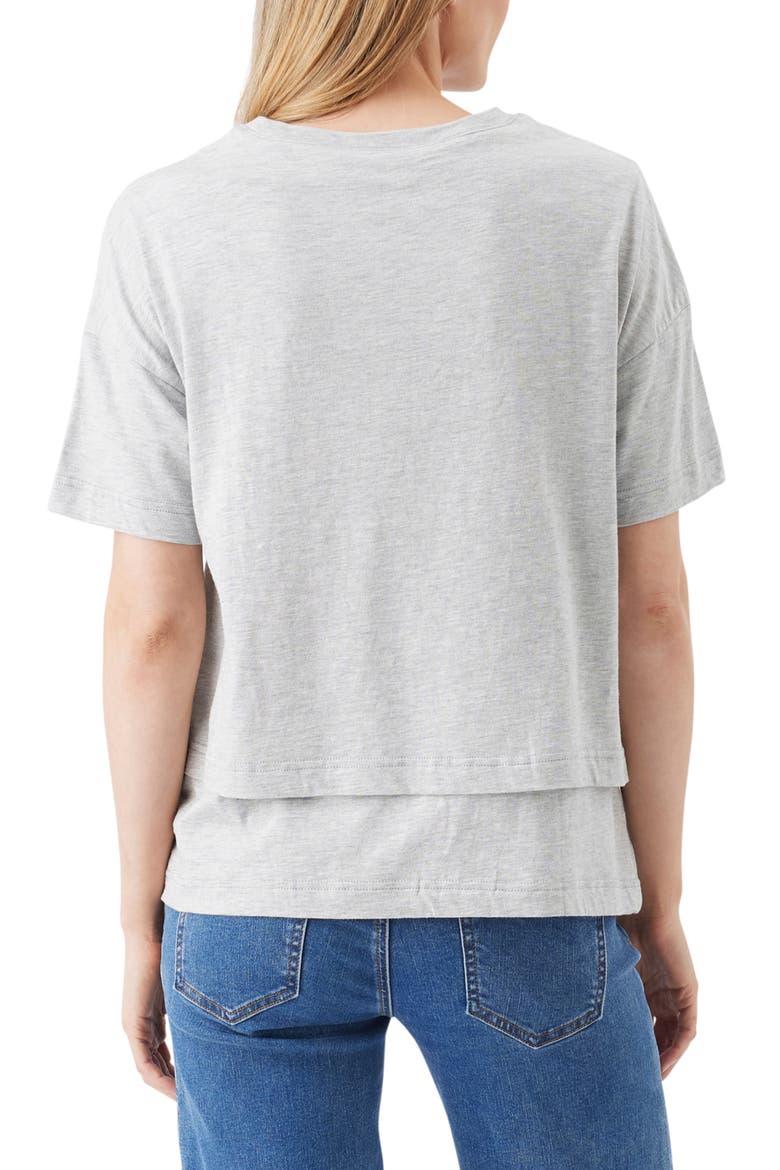 Claud Nursing Tee, Alternate, color, Grey Marle