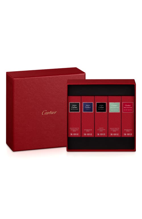 Cartier Masculine Fragrance Discovery Set In Transparent